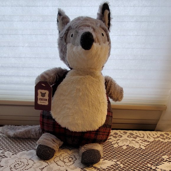 Pier 1 Sitting Animal Bently The Raccoon Pillow Door Stop - Picture 2 of 11